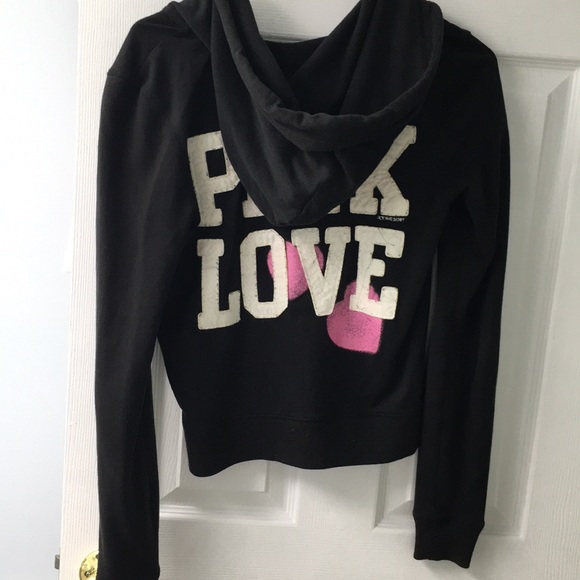 VS Pink hooded zip up - Picture 2 of 4